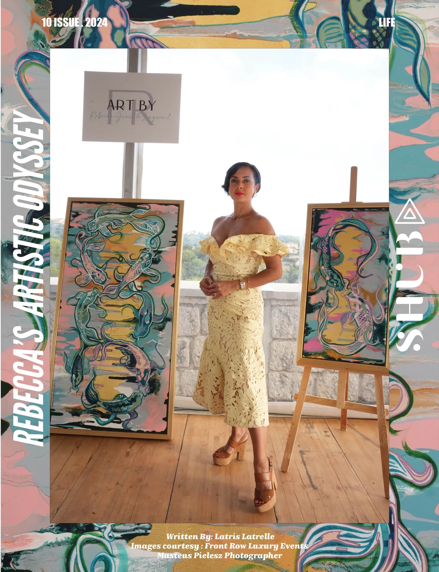 Rebecca’s Artistic Odyssey: From Brushstrokes to Bespoke Fashion