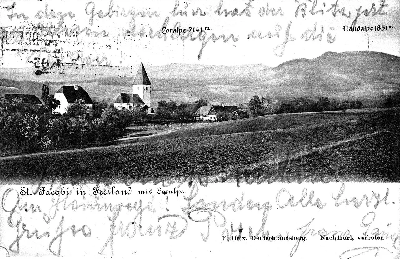 (1) The first postcards, without pictures