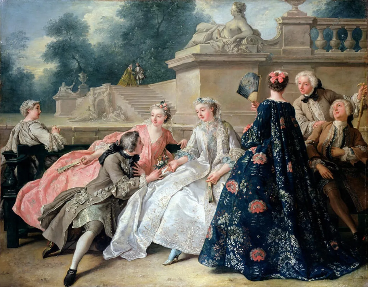 Shoes with red heels, eighteenth century