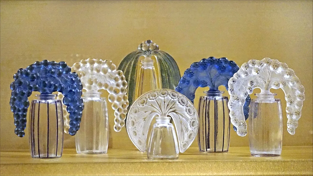 (3) An Art Deco bottle